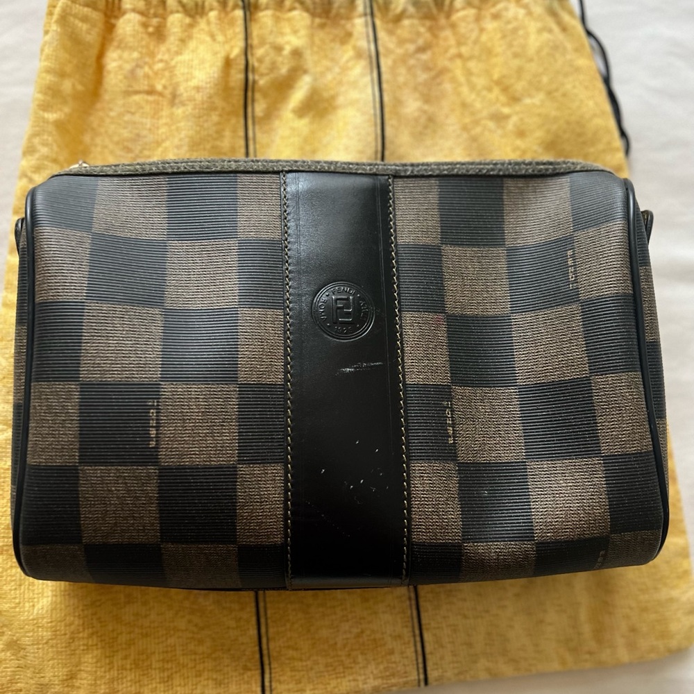 Vintage Fendi Checkered bag